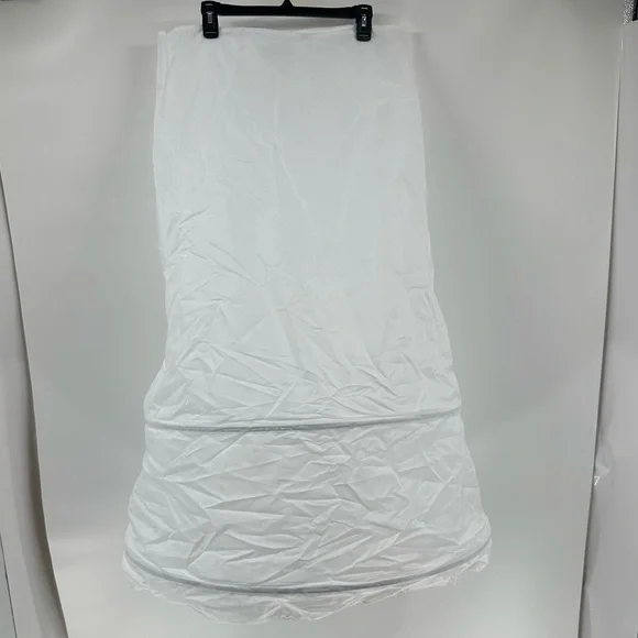 New Hoop Slip with Lace Trim. Bridal White Size XL - Picture 2 of 8